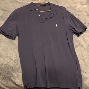 Polo by Ralph Lauren Men's Dark Blue Polo Shirt